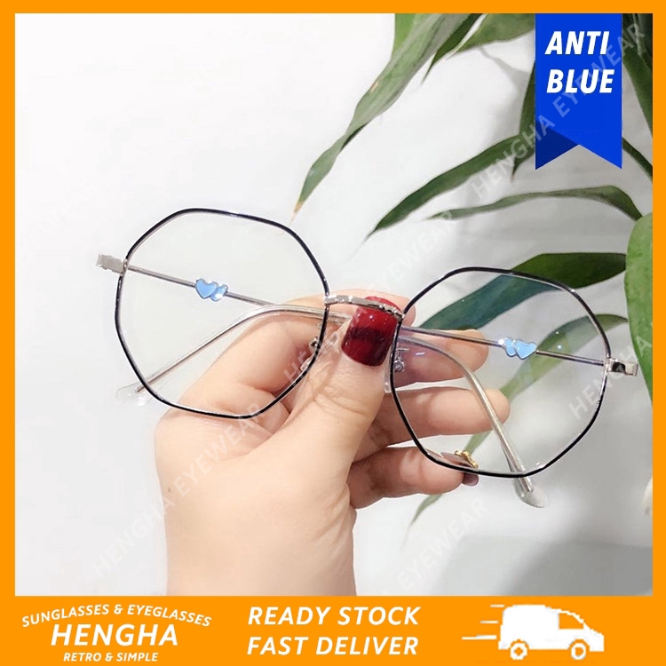 Kính Mát Gọng Vuông Chống Ánh Sáng Xanh Cho Nữ