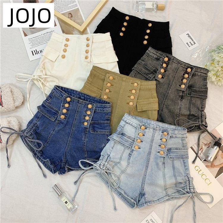 Quần Short Lưng Cao Kiểu Dây Rút Phong Cách Hàn Quốc Thời Trang Mùa Hè Hàng Mới Dành Cho Bạn Nữ
