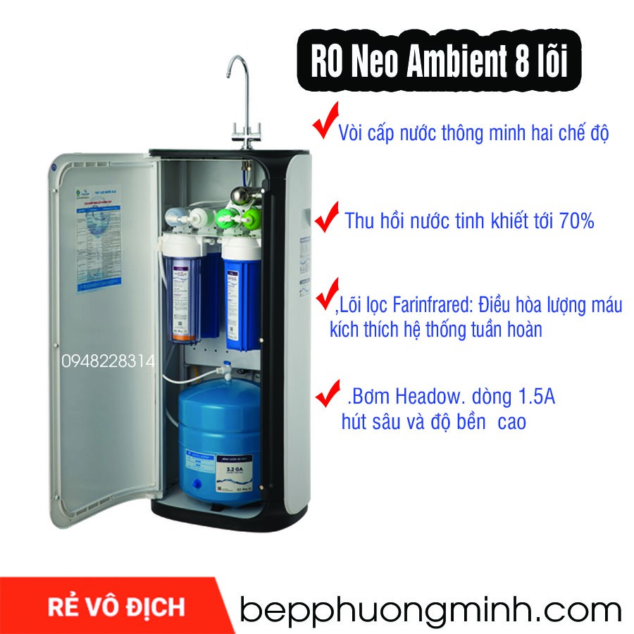 Máy lọc nước Tân Á RO Neo Ambient 8 lõi