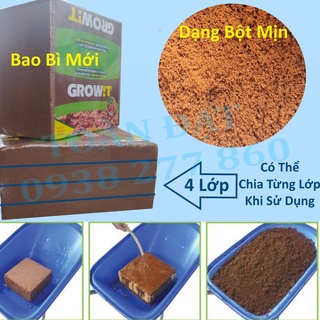 Mụn Dừa COCO Mix 4 Lớp, Mụn Xơ Dừa BEATS PEAT - Hàng xuất khẩu Châu âu, Mỹ, Canada - Giá thể trồng cây