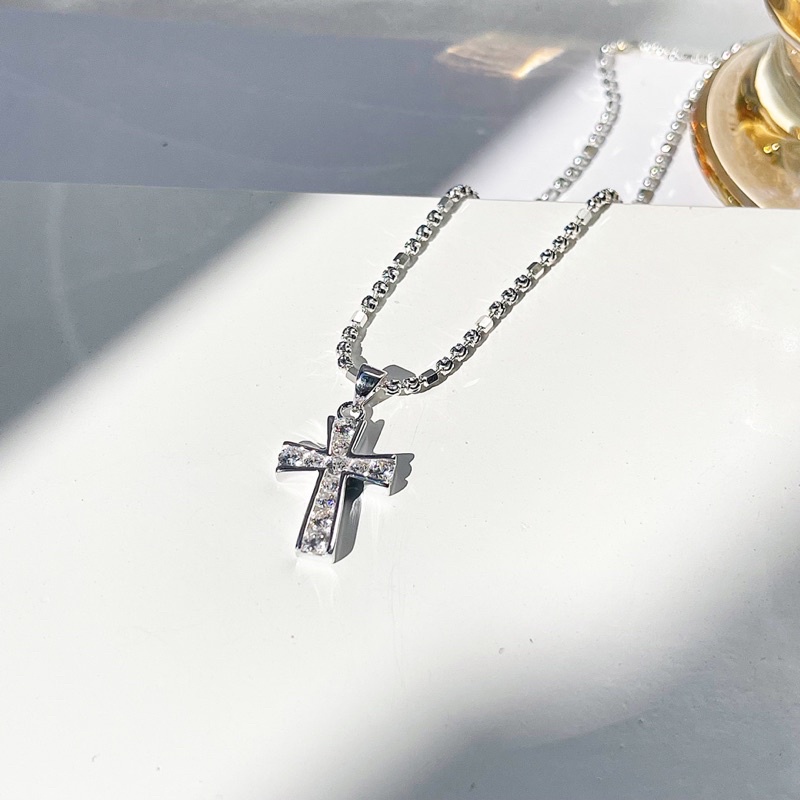 Mặt Dây Chuyền Thánh Giá Đính Đá Md014 - Dây Chuyền Nữ Chữ Thập Mina Jewerly
