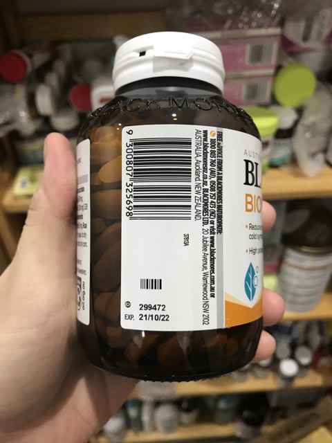 KHÁCH ĐẶT VIÊN VIT C BLACKMORES [ 62/150/120]