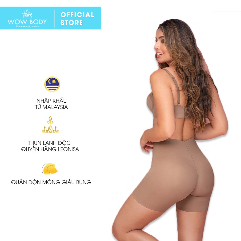 Quần độn mông gen bụng đùi USA LEONISA 012889