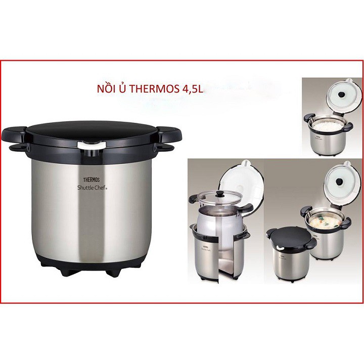 Nồi ủ Thermos Nhật Bản 4.5 L