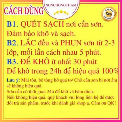 [SIÊU HÓT]Bình xịt chống thấm dột, chống nước, chai xịt chống dột mái nhà, tường, ống nước... đa năng