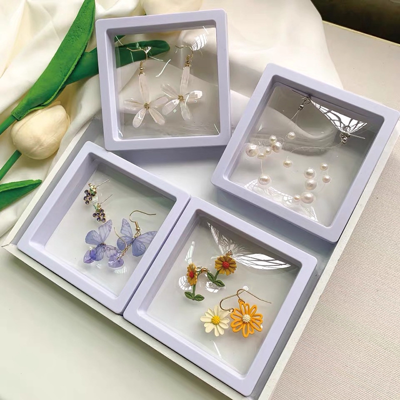 Hộp đựng trang sức hình vuông trong suốt thời trang chất lượng cao