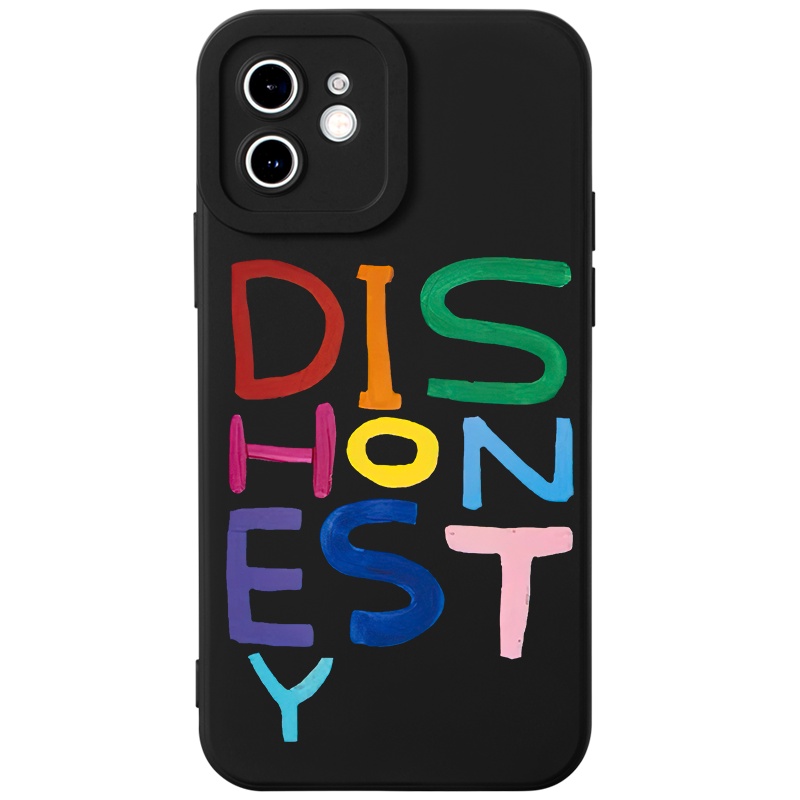 Ốp lưng JURSUE mềm chống sốc hình độc lạ đen Cho iPhone 14 13 12 11 Pro Max SE 2020 X XR XS 8 7 ip 6S 6 Plus Y2196