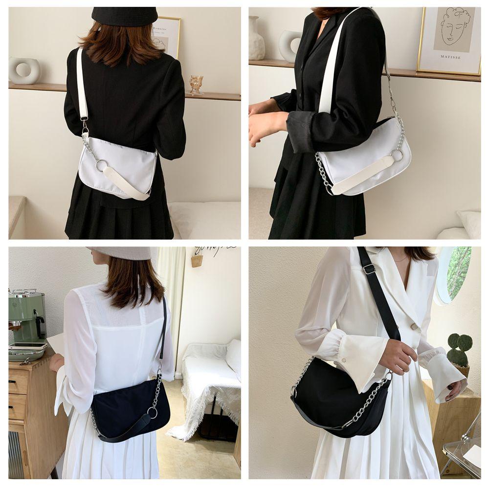 UUMIR Túi Xách Nylon Dây Xích Kim Loại Thời Trang