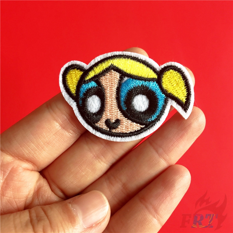 ☸ Cartoon：The Powerpuff Girls - Head Portrait Patch ☸ 1Pc Diy Sew on Iron on Badges Patches