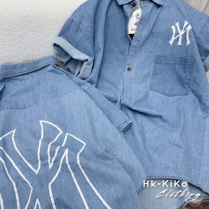 Áo sơ mi bò giả NY