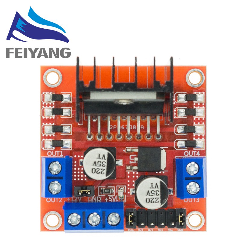 Mạch điều khiển Động cơ DC L298 - Mạch cầu H L298N PWM - module điều khiển Động cơ DC L298