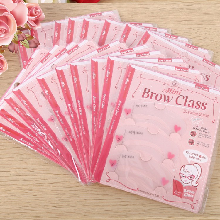 Khung kẻ mày ngang 3 kiểu Mini Brow Class