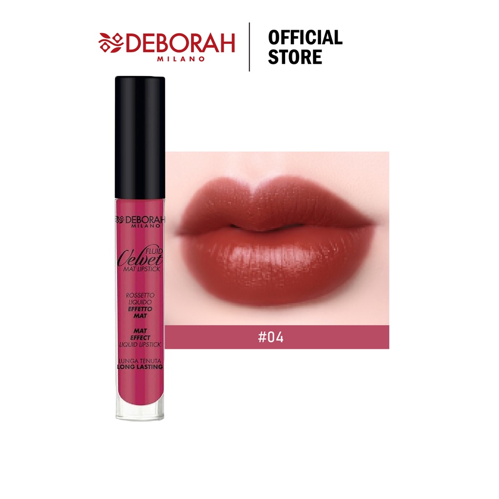 Son kem lì Deborah Milano Fluid Velvet Mat
