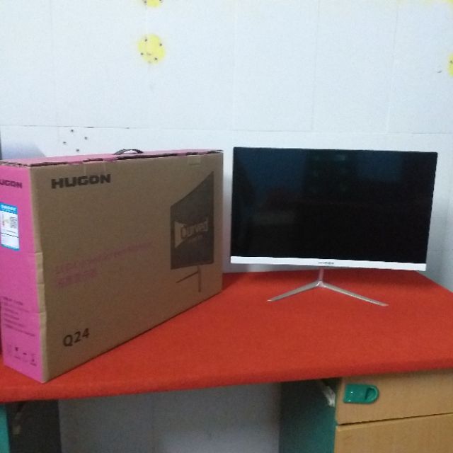 ( RẺ VÔ ĐỊCH ) Màn hình cong Hugon 24 inch mới full viền 75hz | BigBuy360 - bigbuy360.vn