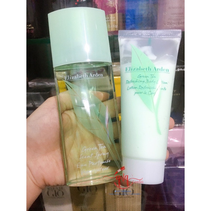 Set Elizabeth Arden Green Tea gồm nước hoa (100ml) và sữa dưỡng thể (100ml) - Spain | Thế Giới Skin Care