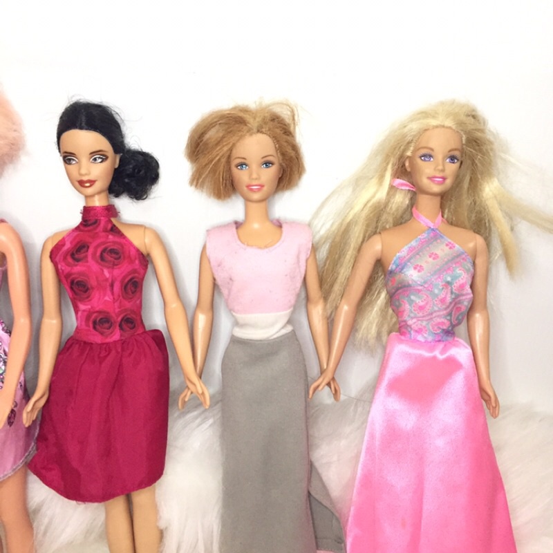 BBA2-BÚP BÊ BARBIE DA NÂU ĐEN , BARBIE CỔ NĂM 1966