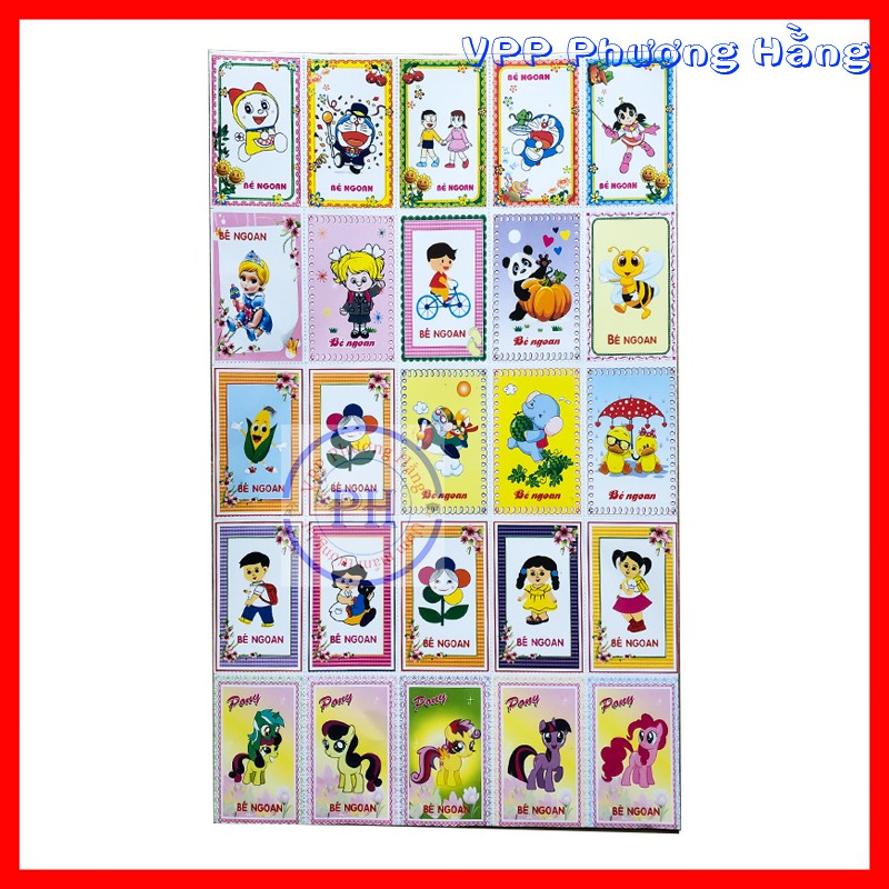 Phiếu bé ngoan decal ( có dính )