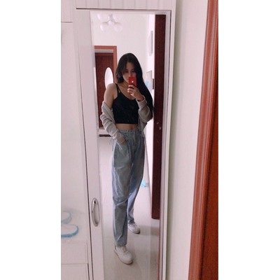 [SẴN] [Ảnh Feacback phía sau] Quần bò ống rộng nữ kèm video ảnh thật | BigBuy360 - bigbuy360.vn