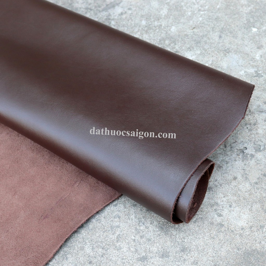 10 Pia Da Nappa Màu Nâu Chocolate Cao Cấp - Da Thuộc Sài Gòn