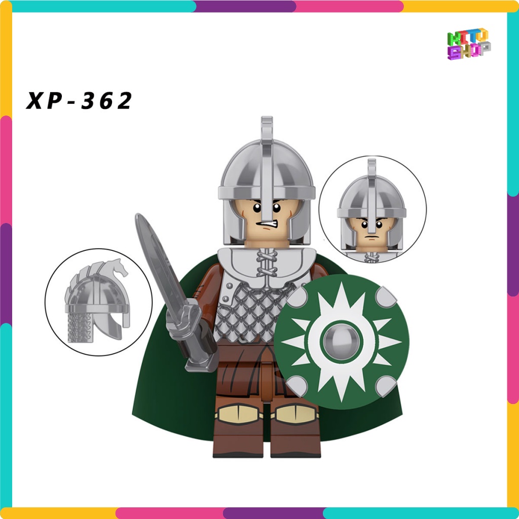 Đồ Chơi Xếp Hình Minifigures Koruit Mô Hình Nhân Vật Lính Rohan KT1046
