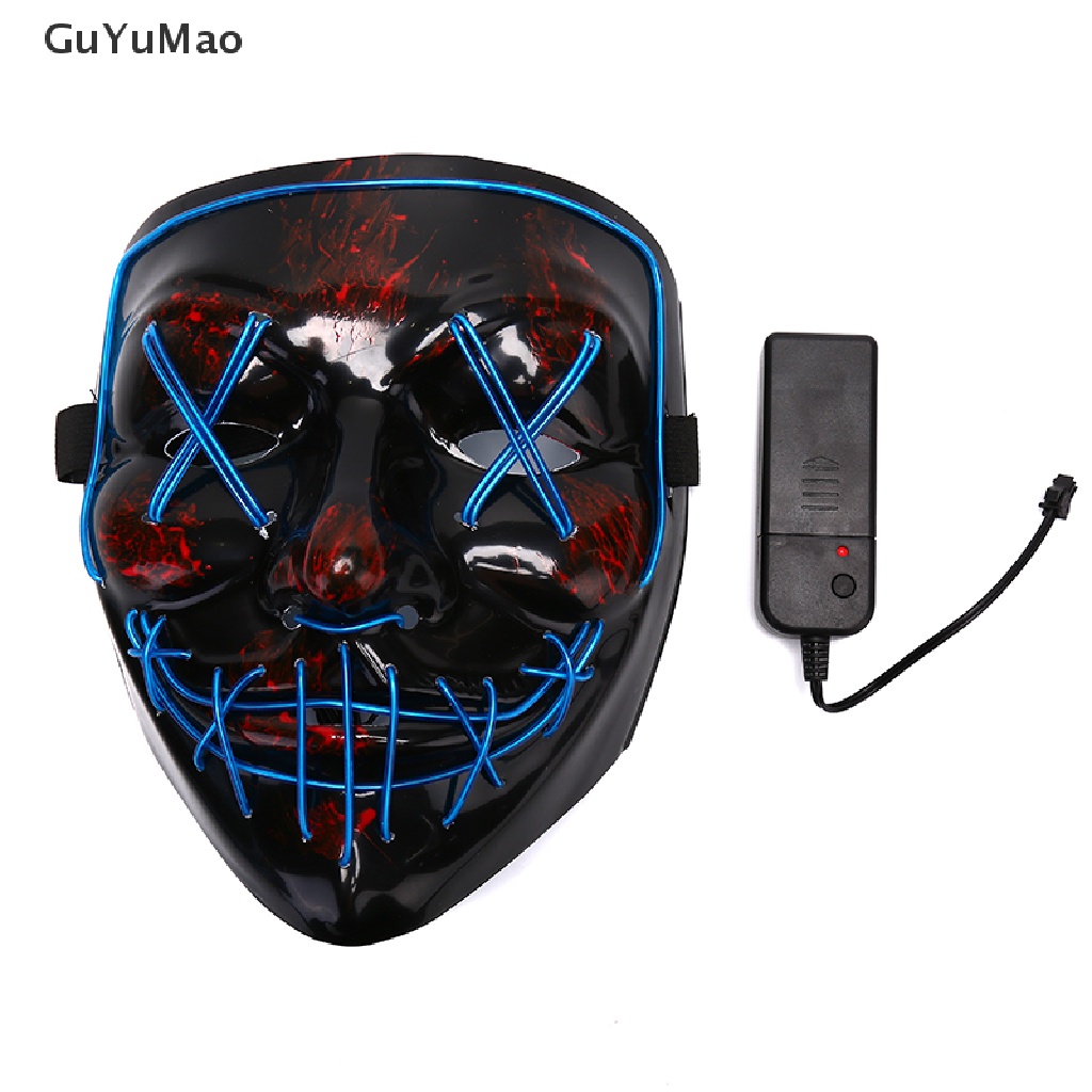 Mặt Nạ Dây Đèn LED Hóa Trang Halloween