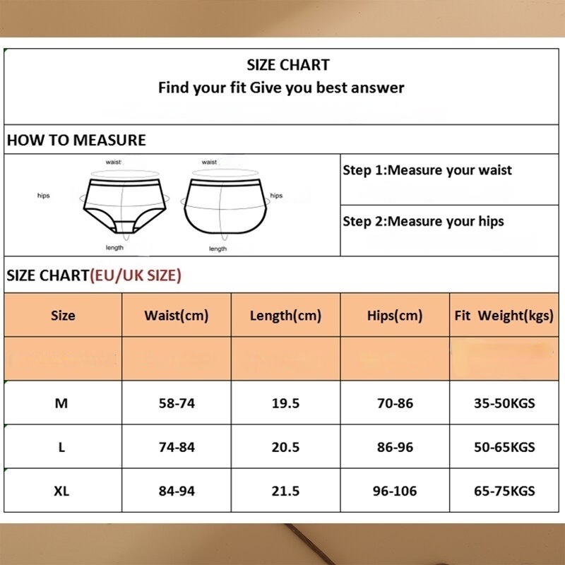 Set 3 quần lót TAKETALK bằng cotton có 7 màu trơn tùy chọn cho nữ có bán lẻ