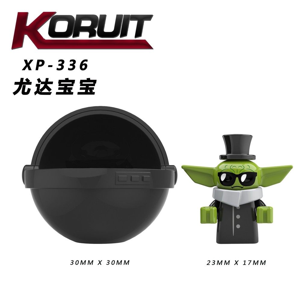 Minifigures Mẫu Nhân Vật Yoda Baby Trong Star Wars Phiên Bản Noel Mẫu Mới Ra Kèm Hộp Siêu Đẹp XP335 XP336