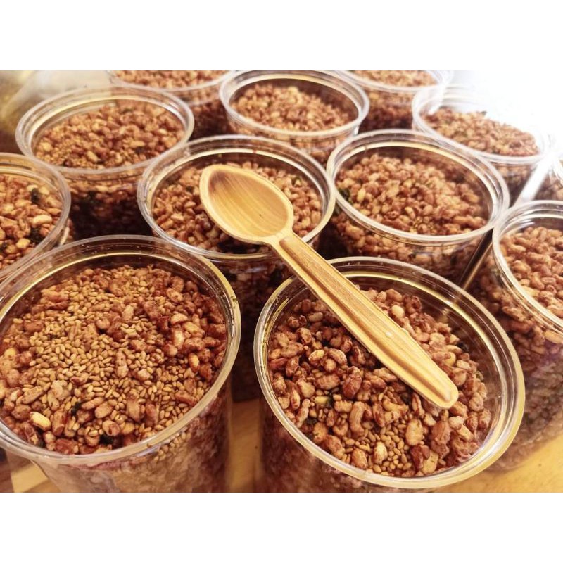 [Thực Phẩm Sạch] Gạo Lứt Rẫy Sấy Rong Biển Bhnong Siêu Ngon, Giòn Rụm, Ăn Chay Được, Ăn Vặt, Thực Dưỡng, Hỗ Trợ Giảm Cân | BigBuy360 - bigbuy360.vn