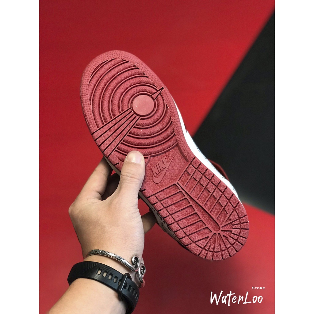 Giày Thể Thao Sneaker AIR JORDAN 1 OFF WHITE Retro High Chicago Đỏ Trắng Cổ Cao Siêu Phong Cách Waterloo Shop
