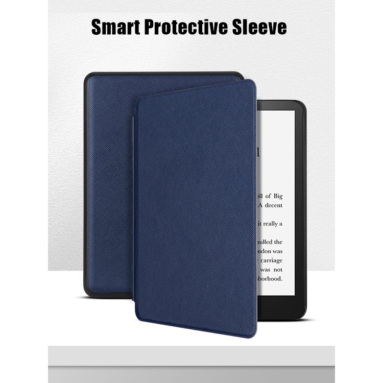 Bao da bảo vệ bằng da PU cho Amazon Kindle Paperwhite 5 Signature thế hệ thứ 11 6.8 Inch 2021