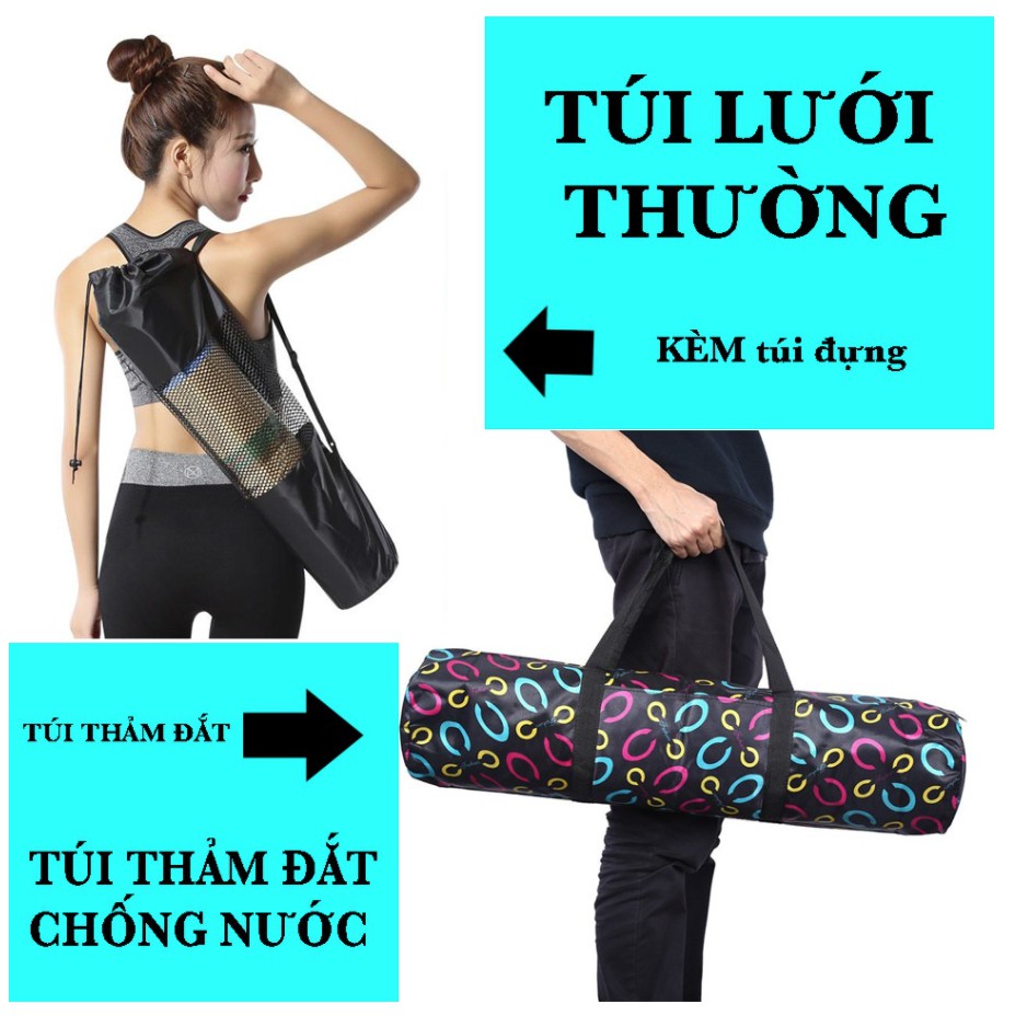 [FREESHIP❤️] THẢM TẬP YOGA CAO CẤP DÀY 8MM