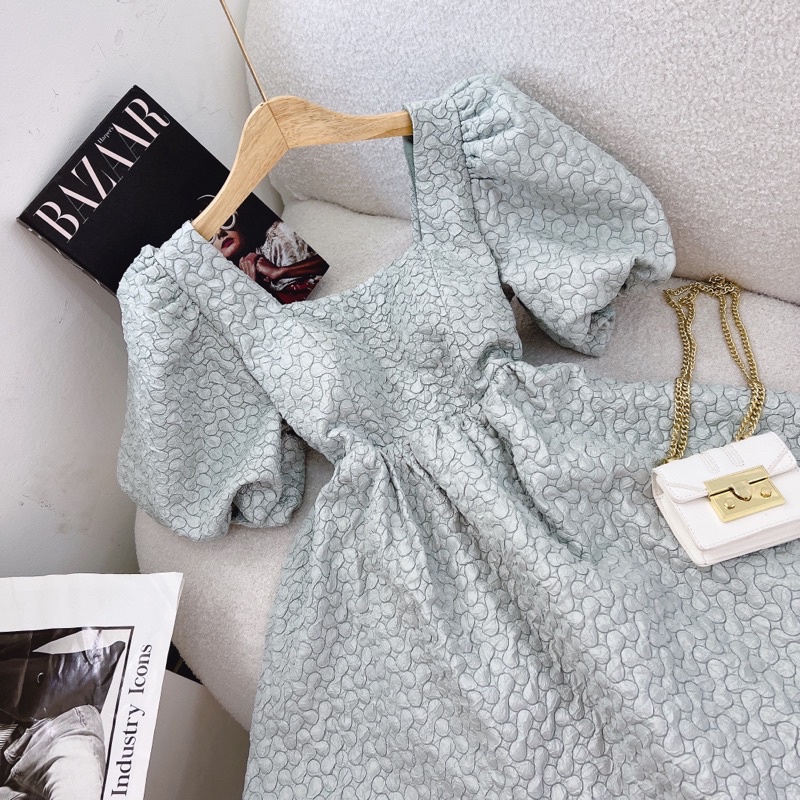 Đầm Baby doll tay phồng mẫu mới