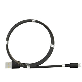 Dây cáp sạc chống rối, tự động thu gọn cho iphone, Type C, Micro USB