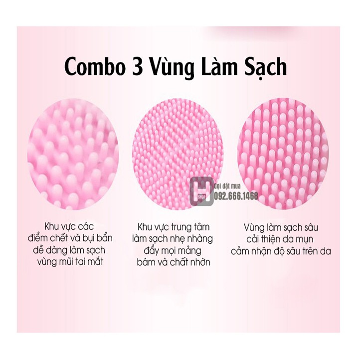 Máy Rửa Mặt Laco Promax Nâng Cơ Mặt Massage BH: 12 Tháng