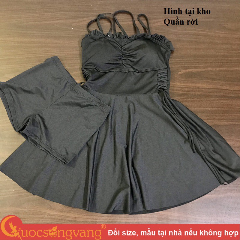 Váy đầm bơi nữ kèm quần đùi bộ đồ bơi nữ hai dây GLSWIM083 Cuocsongvang | BigBuy360 - bigbuy360.vn