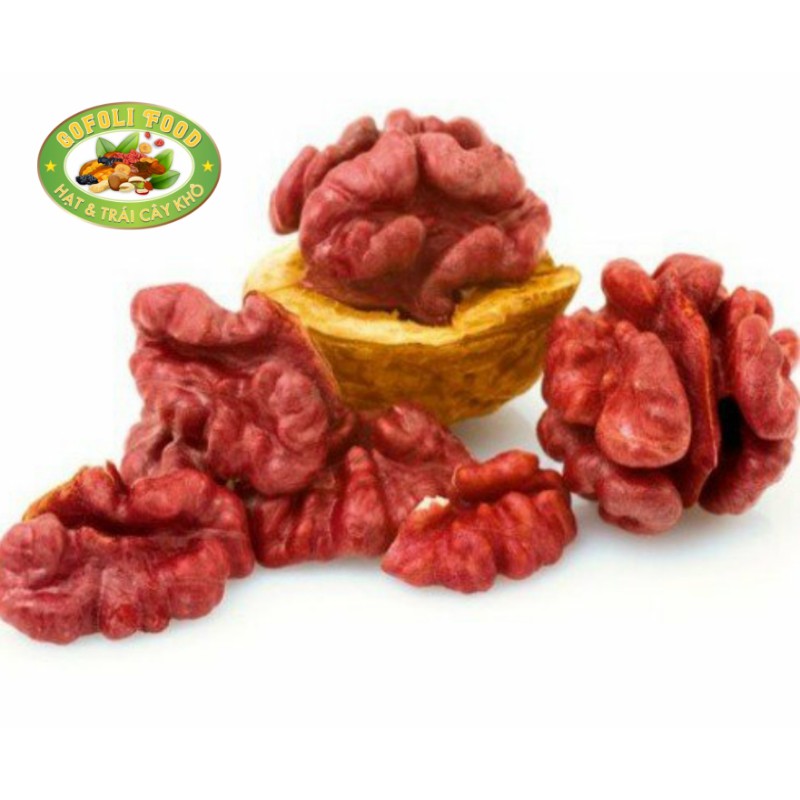 Nhân hạt óc chó đỏ Mỹ California loại ngon 250g, 500g/ Premium California red walnuts, raw, shelled, natural taste