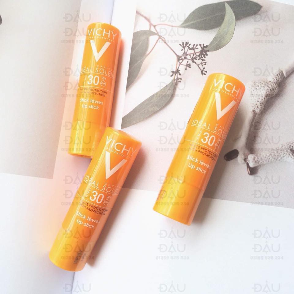 Káº¿t quáº£ hÃ¬nh áº£nh cho Son dÆ°á»¡ng mÃ´i Vichy Ideal Soleil SPF 30+ Lipstick