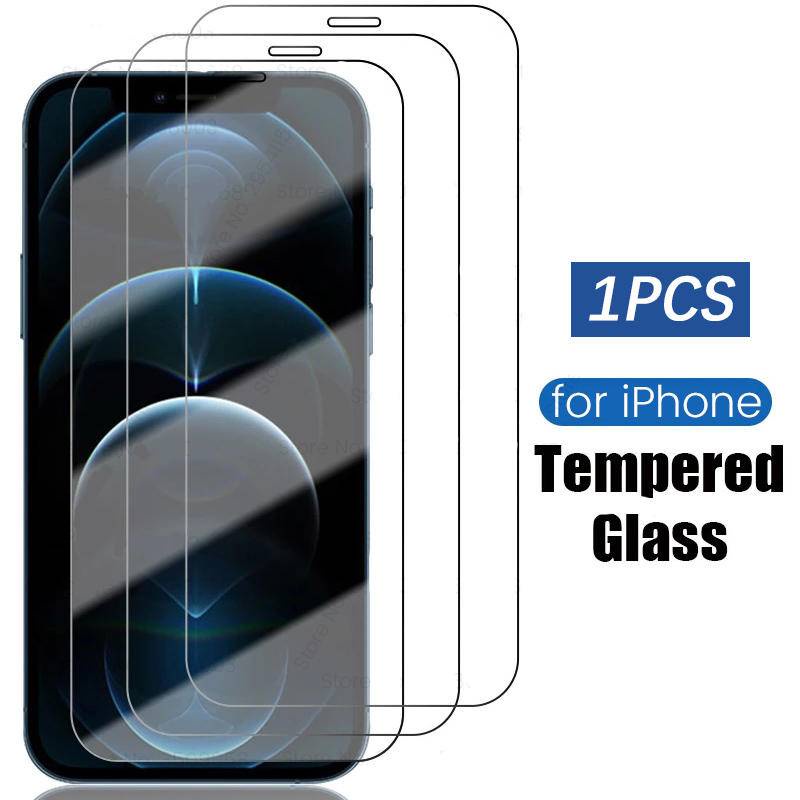 Ốp Điện Thoại Kính Cường Lực Bảo Vệ Màn Hình Cho iPhone 13 12 11 Pro MAX Mini X XS MAX XR iPhone SE 2022 2020 6 6s 7 8 Plus 13