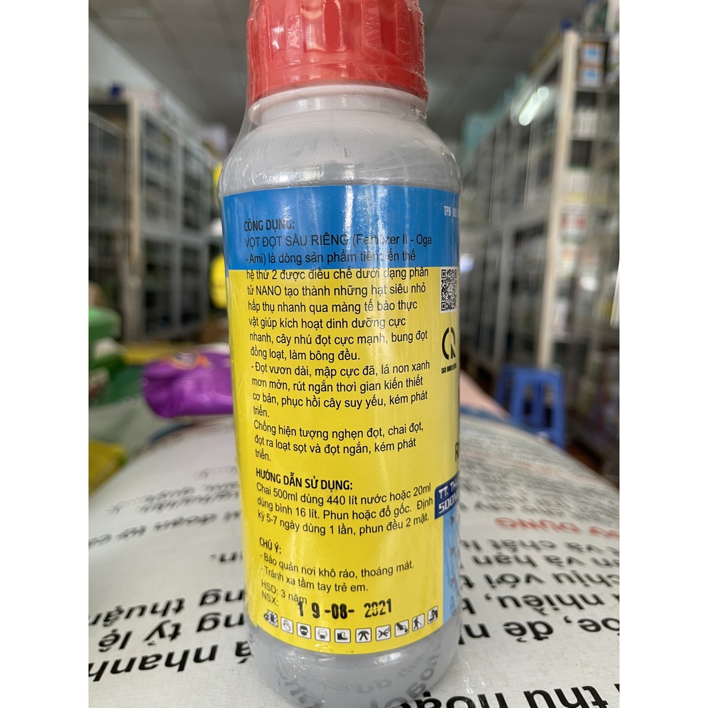 PHÂN BÓN LÁ VỌT ĐỌT SẦU RIÊNG BIO JAPAN 500ML