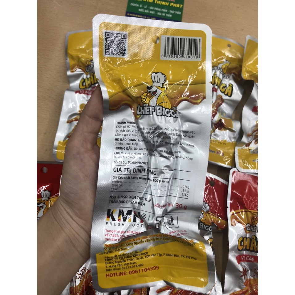 Chân gà Chef Biggy Việt Nam vị cay, vị mật ong