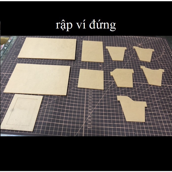 Rập ví nam ngang , đứng mica  - dụng cụ làm đồ da thủ công