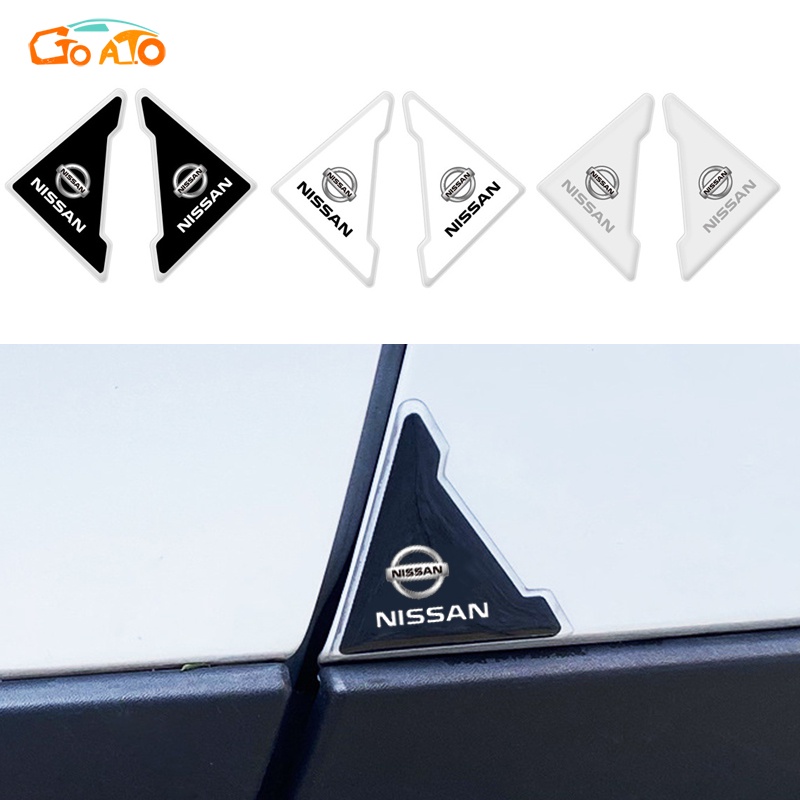 GTIOATO ChốNg Va ĐậP CửA Ô Tô Dán Góc Cửa Ô Tô Miếng Dán Chống Trầy Xước Ô Tô Miếng Dán Xe Phụ KiệN Xe HơI Cho Nissan X Trail Almera Sunny GTR Navara Teana Note Terra JUKE Kicks Serena ALTIMA Leaf NV200 Frontier Sentra GT-R Qashqai NV350