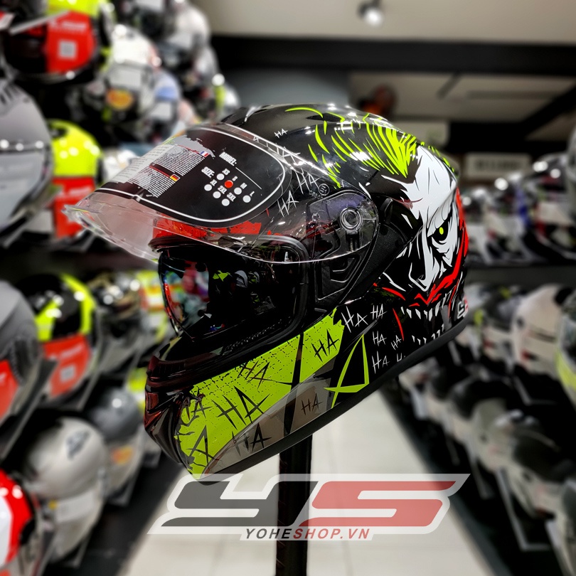 MŨ BẢO HIỂM YOHE 981 JOKER - FULLFACE 2 kính