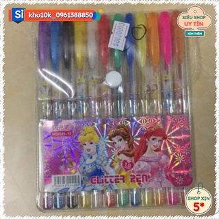 Vỉ bút nhũ 12 màu vỉ nhựa trong dẻo (1 vỉ /12 màu )