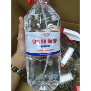 Thùng 12 chai Cồn 90 Độ Vĩnh Phúc (Chai/1000ml) (Vòi Xịt)