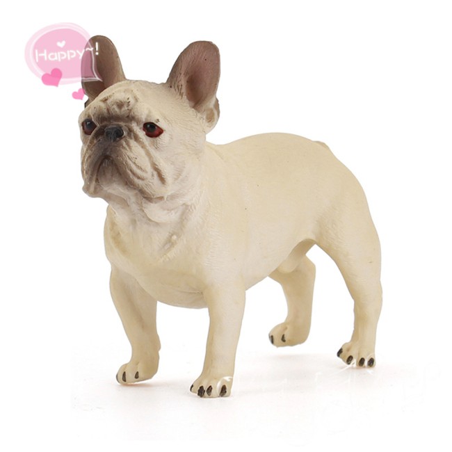 Children’s Toy Simulation Bulldog Model Static Micro Decoration Desktop Gift Landscape Figure Ornaments”