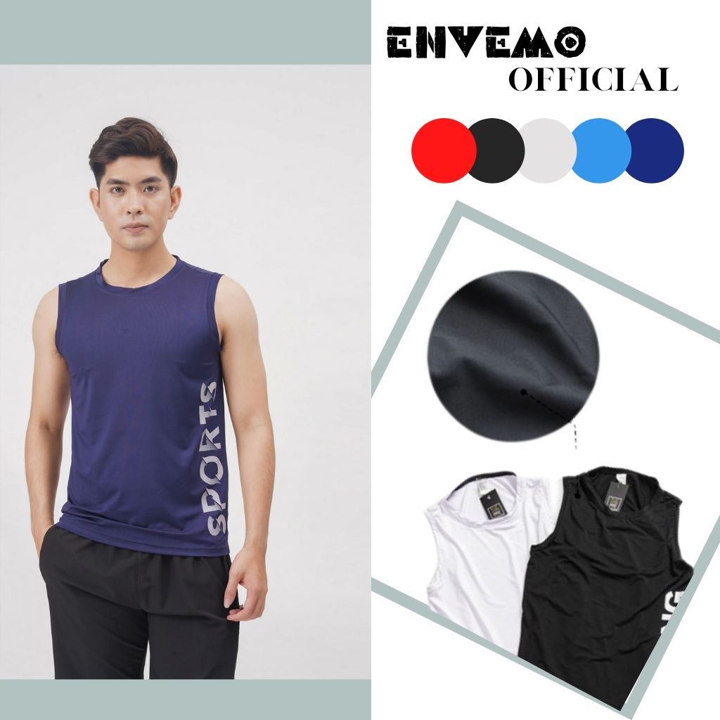 Áo Ba Lỗ Thể Thao Nam cổ tròn Áo sát nách nam Thun Lạnh mặc nhà tập gym đẹp giá rẻ nhiều màu THE-QUALITY ATT12