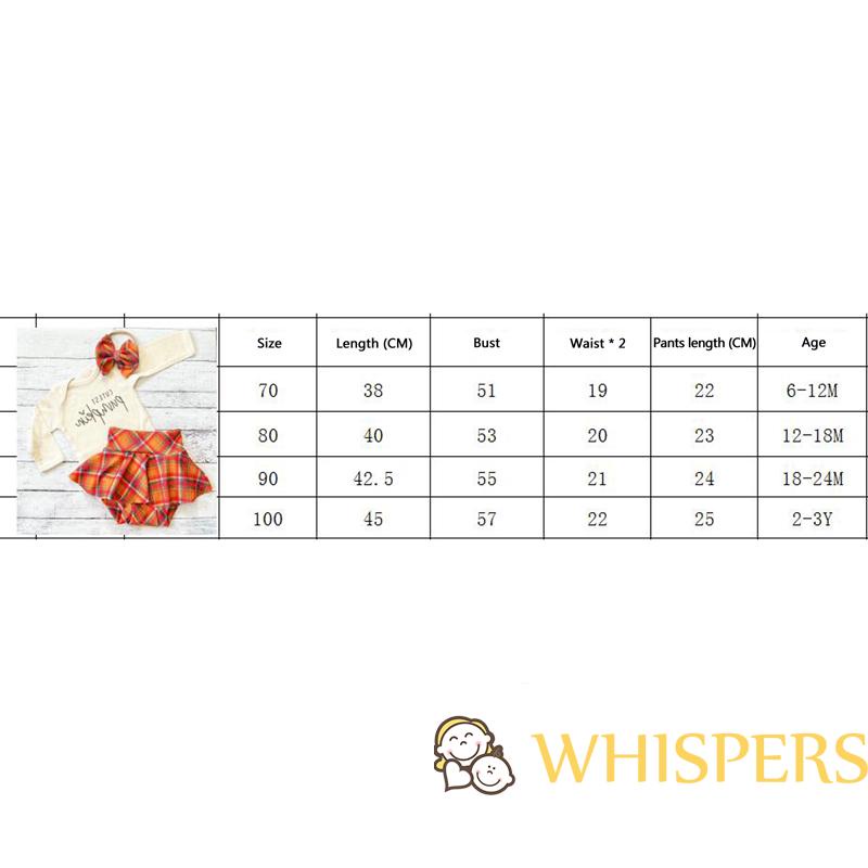 Bộ Áo Liền Quần Tay Dài In Chữ + Quần Short In Họa Tiết Bí Ngô + Băng Đô Cài Tóc Thời Trang Mùa Hè Cho Bé Gái 0-3