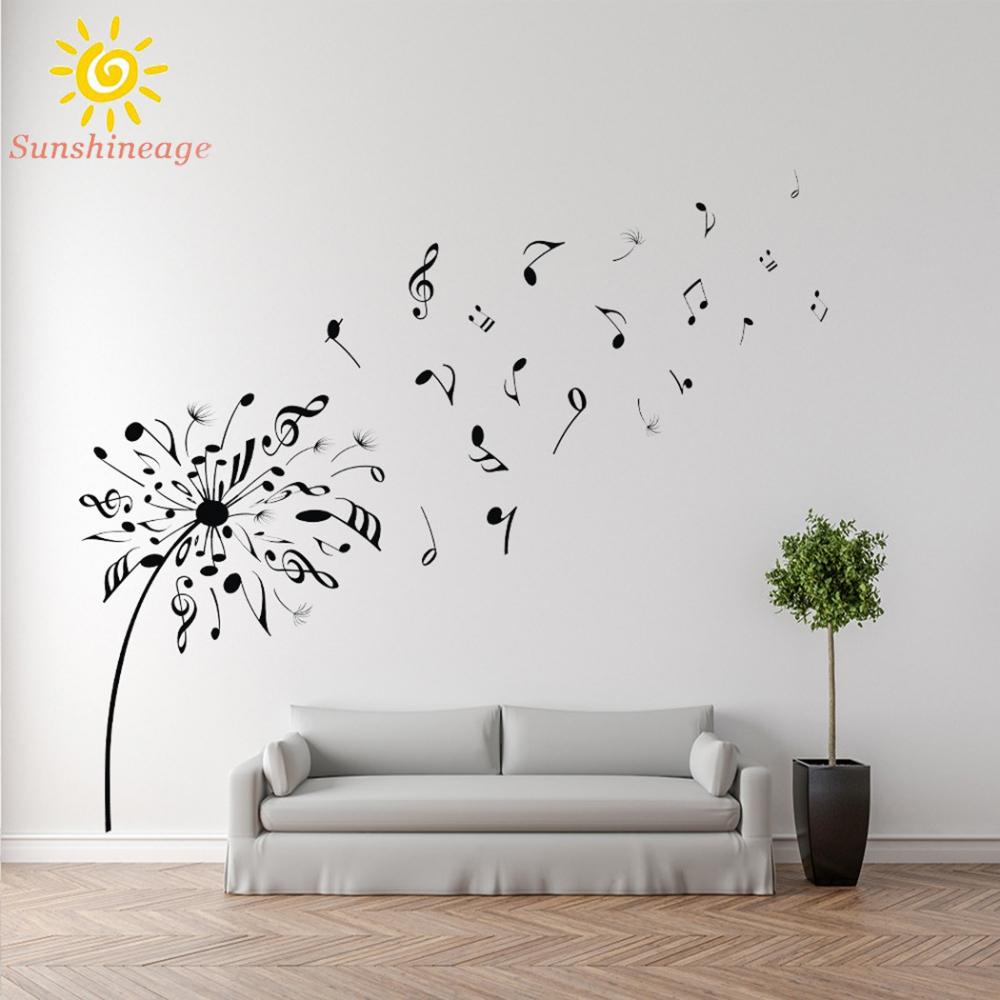 SUNAGE --Wall Sticker Shop Sticker Studies 97*85 Cm Wall Art Corridor Decal Note&amp; SHINE