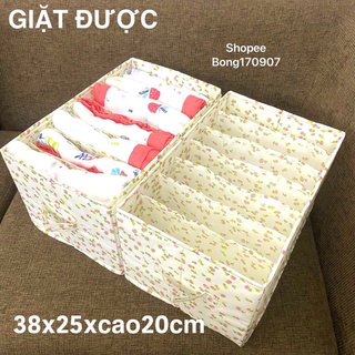 [GIẶT ĐC - ĐỘC QUYỀN] Hộp Túi Vải Chia Ngăn Sắp Xếp Tủ Quần Áo Tiện Gọn, Dễ Tìm Phong Cách Nhật
